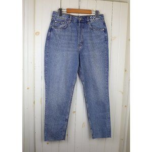 2/$20 H&M Divided High-Rise Raw Hem Mom Jeans